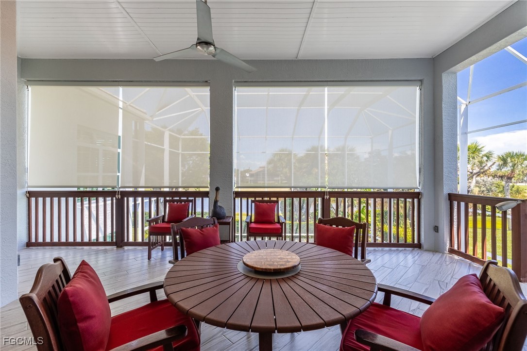 710 Birdie View Point Sanibel, FL 33957 - Photo 21 of 50 a view of a dining room with furniture window and outside view