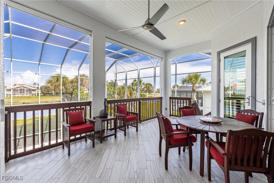 710 Birdie View Point Sanibel, FL 33957 - Photo 22 of 50 a view of a dining room with furniture window and outside view