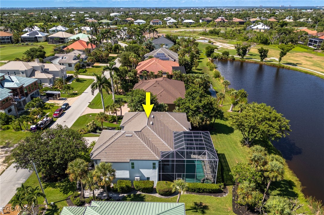 710 Birdie View Point Sanibel, FL 33957 - Photo 45 of 50 an aerial view of residential houses with outdoor space and river