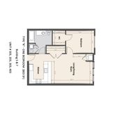 a picture of a bench in a white wall