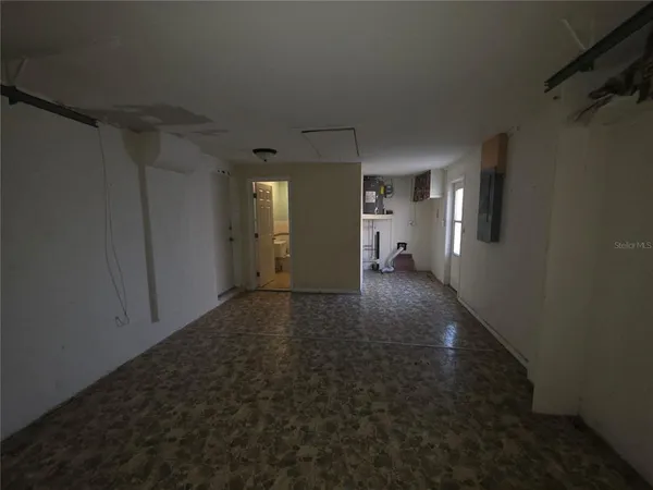 a view of empty room