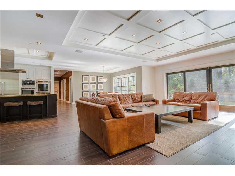 45 Tide Mill Road Portland, ME 04102 - Photo 19 of 35 Living Room. Coffered ceilings...