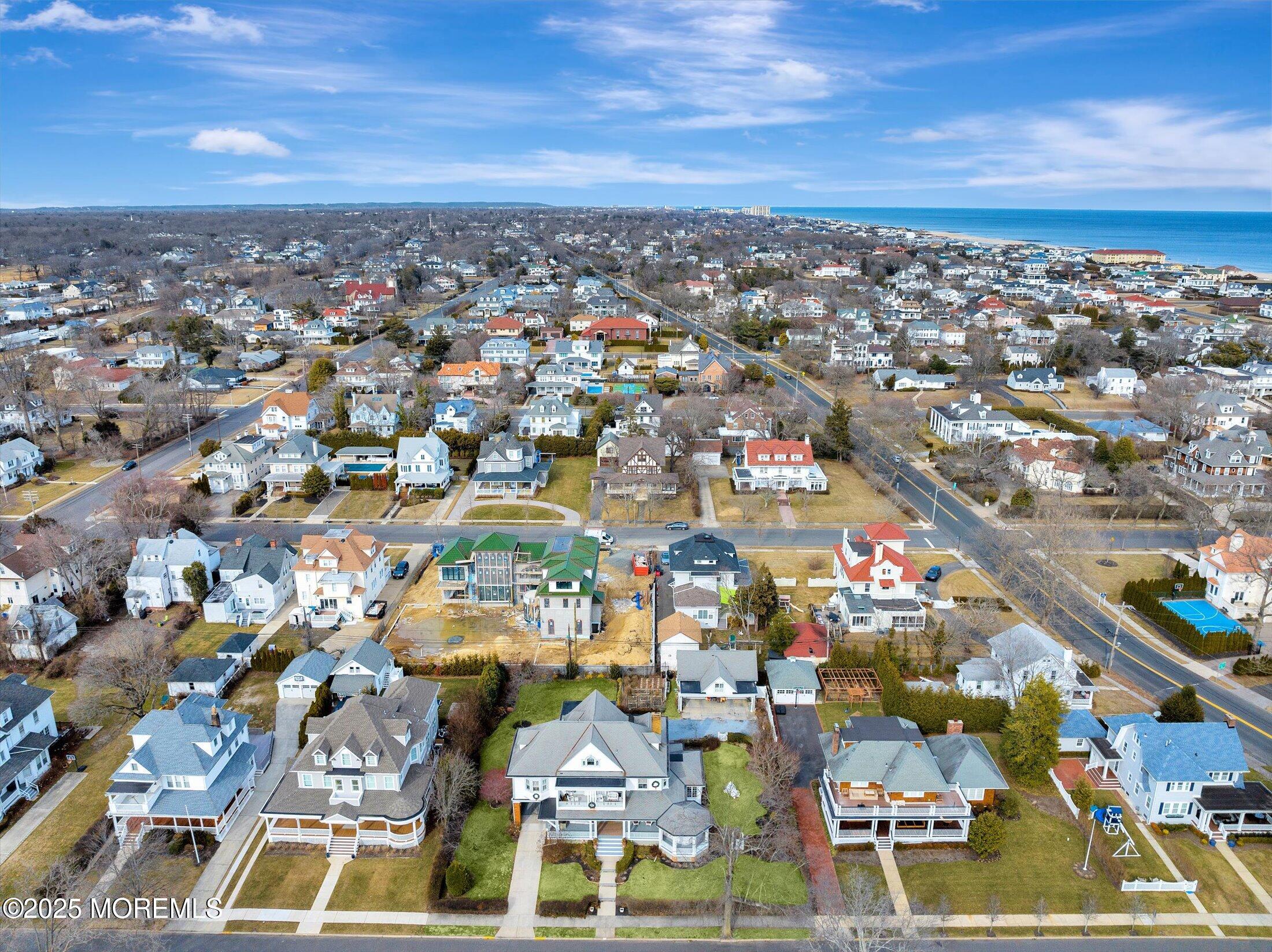 211 Cedar Avenue Allenhurst, NJ 07711 - Photo 56 of 69 an aerial view of a city