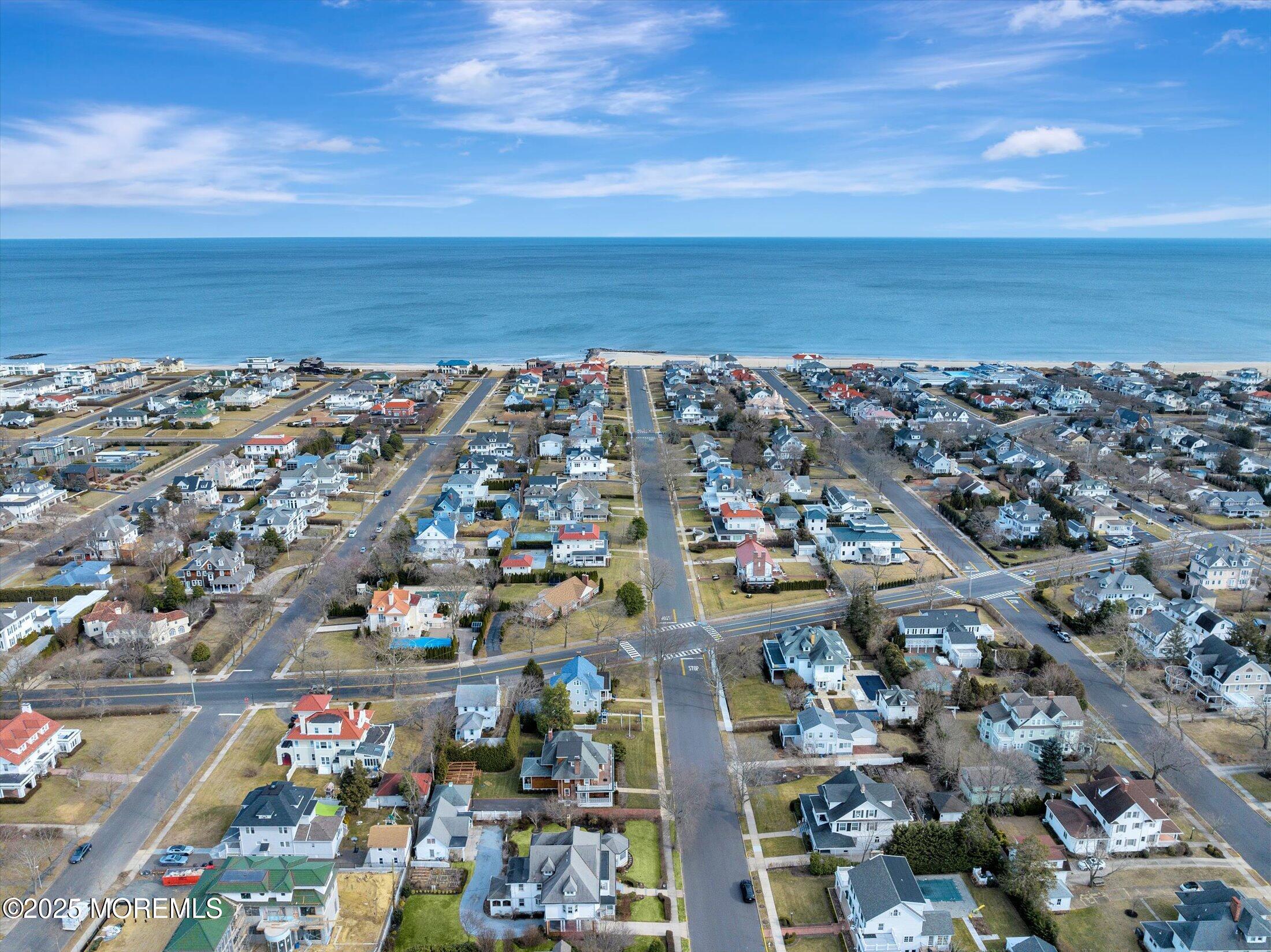 211 Cedar Avenue Allenhurst, NJ 07711 - Photo 57 of 69 an aerial view of a city