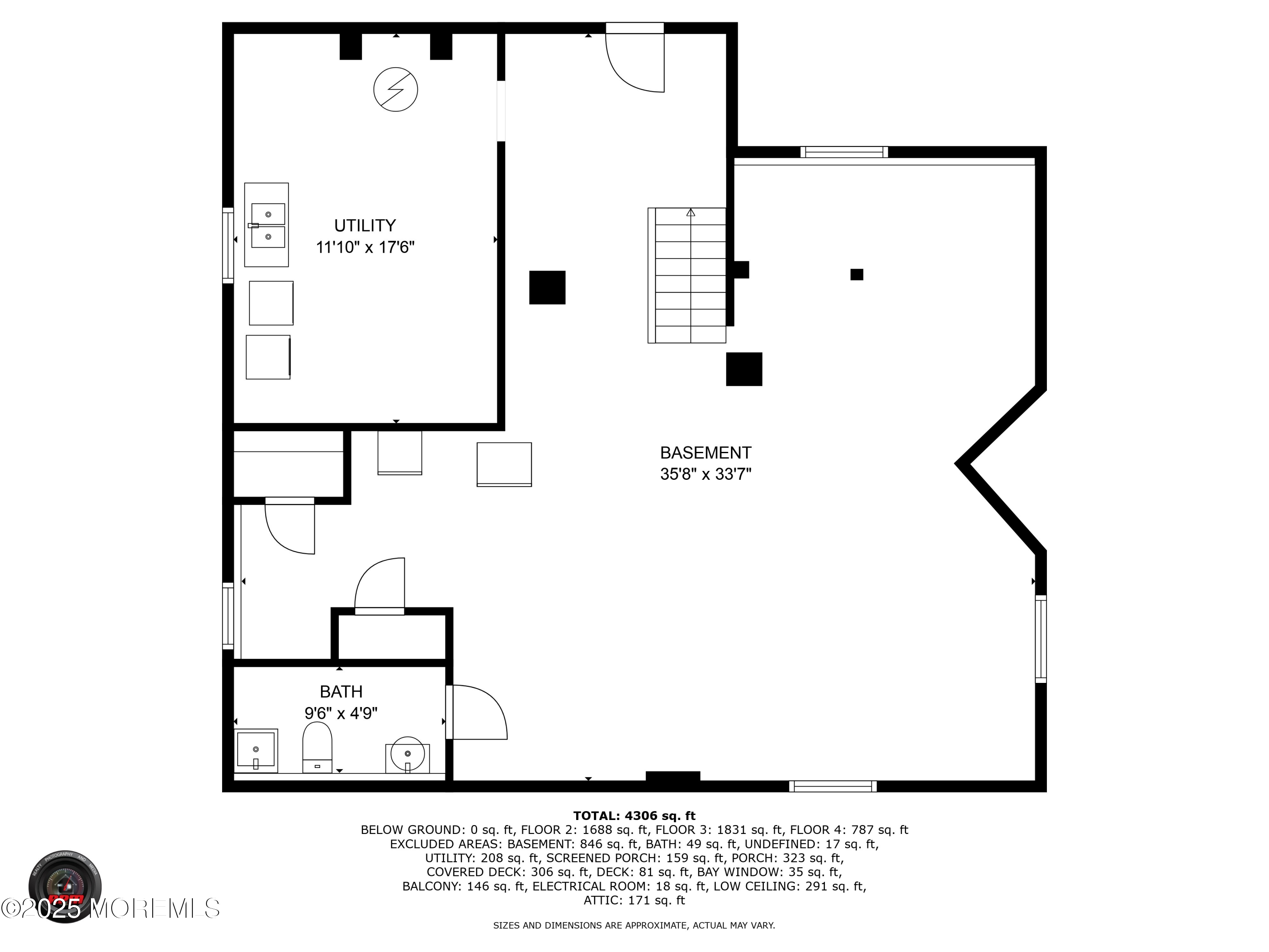 211 Cedar Avenue Allenhurst, NJ 07711 - Photo 68 of 69 a picture of a bench in a white wall