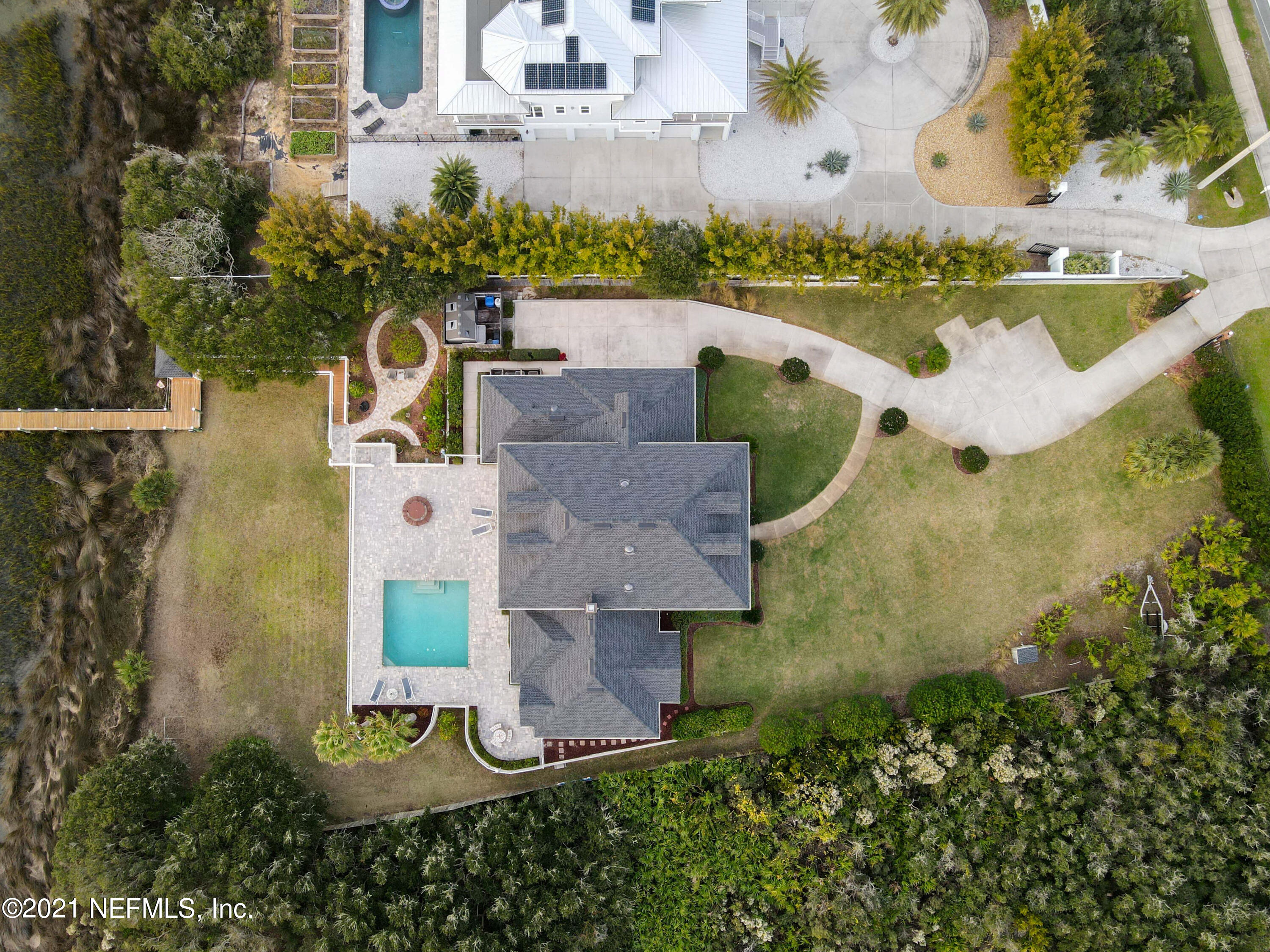 8115 A1A South St. Augustine, FL 32080 - Photo 48 of 50 an aerial view of a house with outdoor space