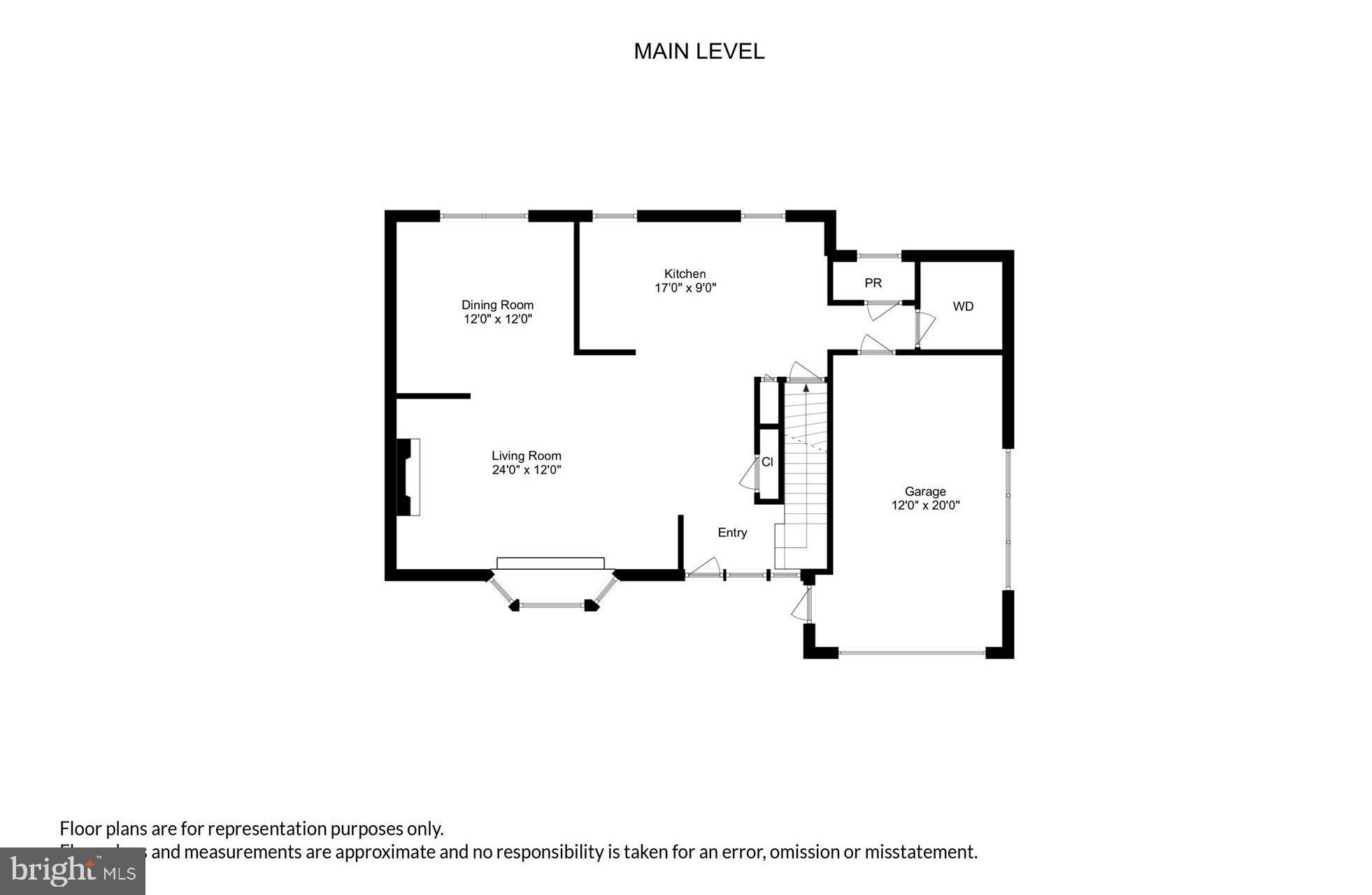 6610 Greenview Lane Springfield, VA 22152 - Photo 10 of 43 Entry level floorpan.