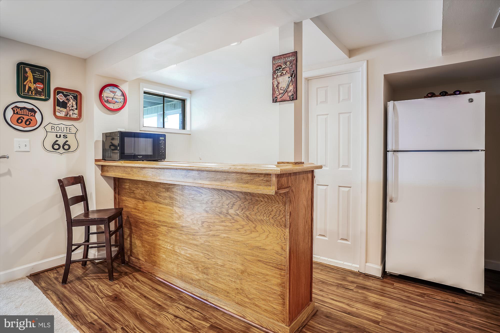 6610 Greenview Lane Springfield, VA 22152 - Photo 20 of 43 Wet bar in lower level & handy refrigerator nook