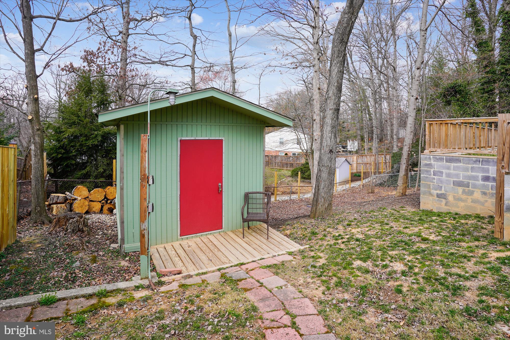 6610 Greenview Lane Springfield, VA 22152 - Photo 26 of 43 Store bikes & camping gear in the "chalet" shed
