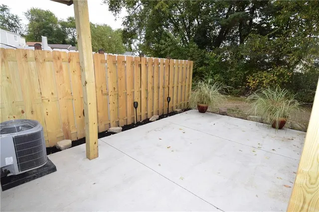 a view of city from a balcony