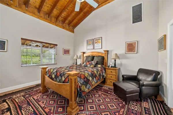 a view of lake with mountain