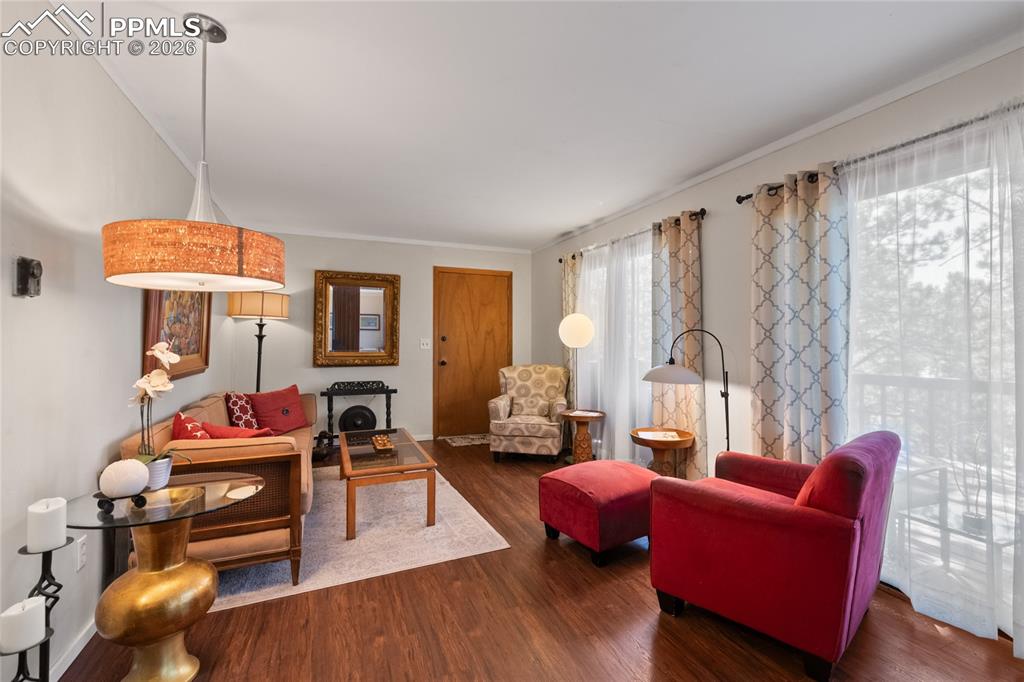 756 Spring Valley Drive Divide, CO 80814 - Photo 6 of 48 a living room with furniture and a window