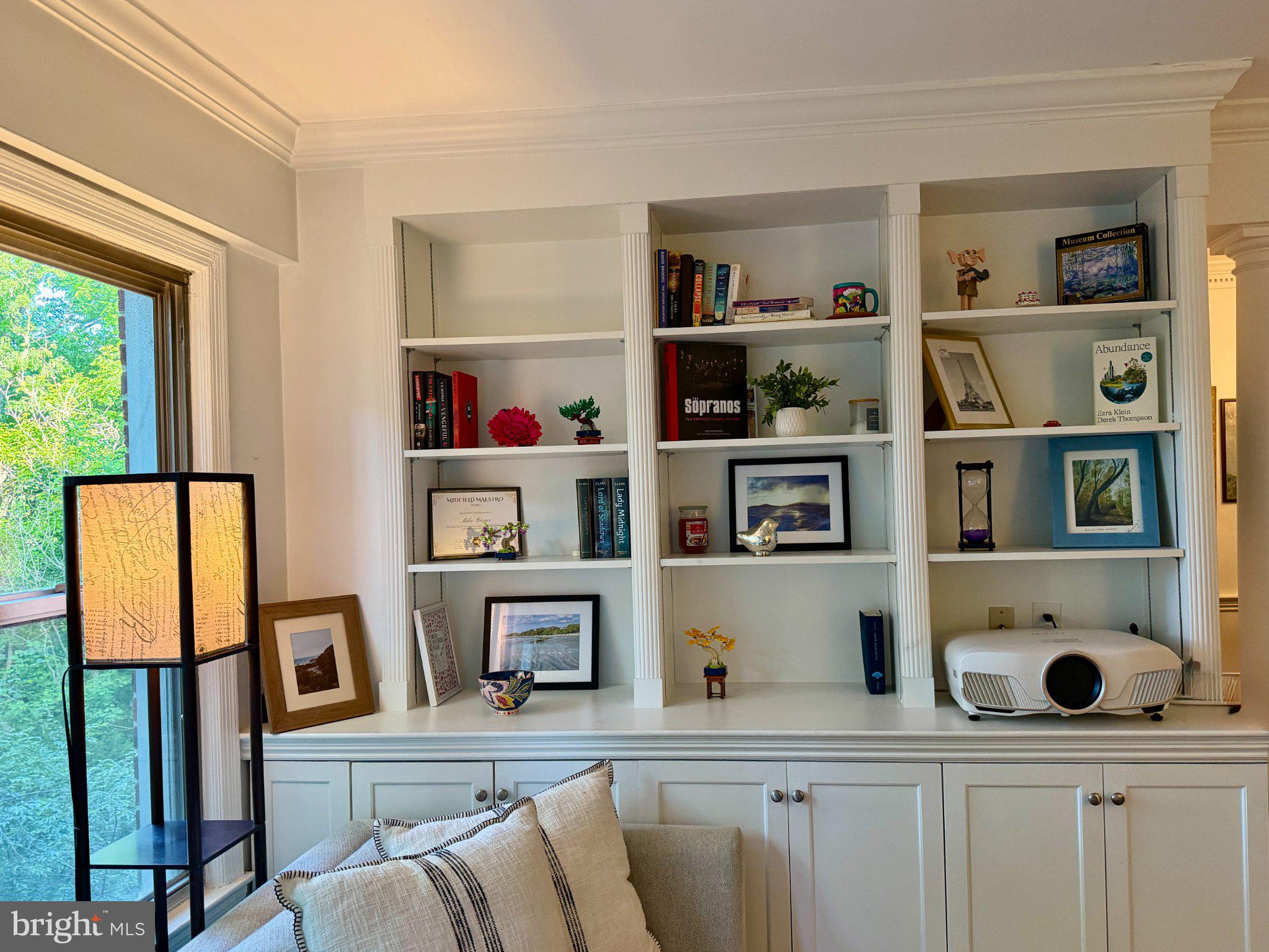 2500 Q Street Northwest, Unit 307 Washington, DC 20007 - Photo 2 of 13 Charming shelves with personal touches.