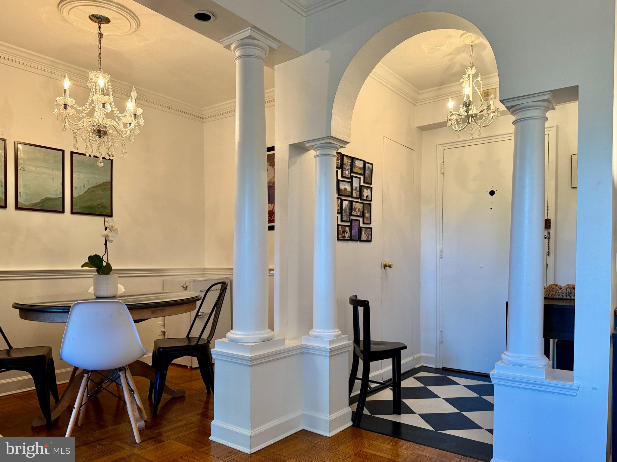 2500 Q Street Northwest, Unit 307 Washington, DC 20007 - Photo 10 of 13 Cozy dining space for entertaining.