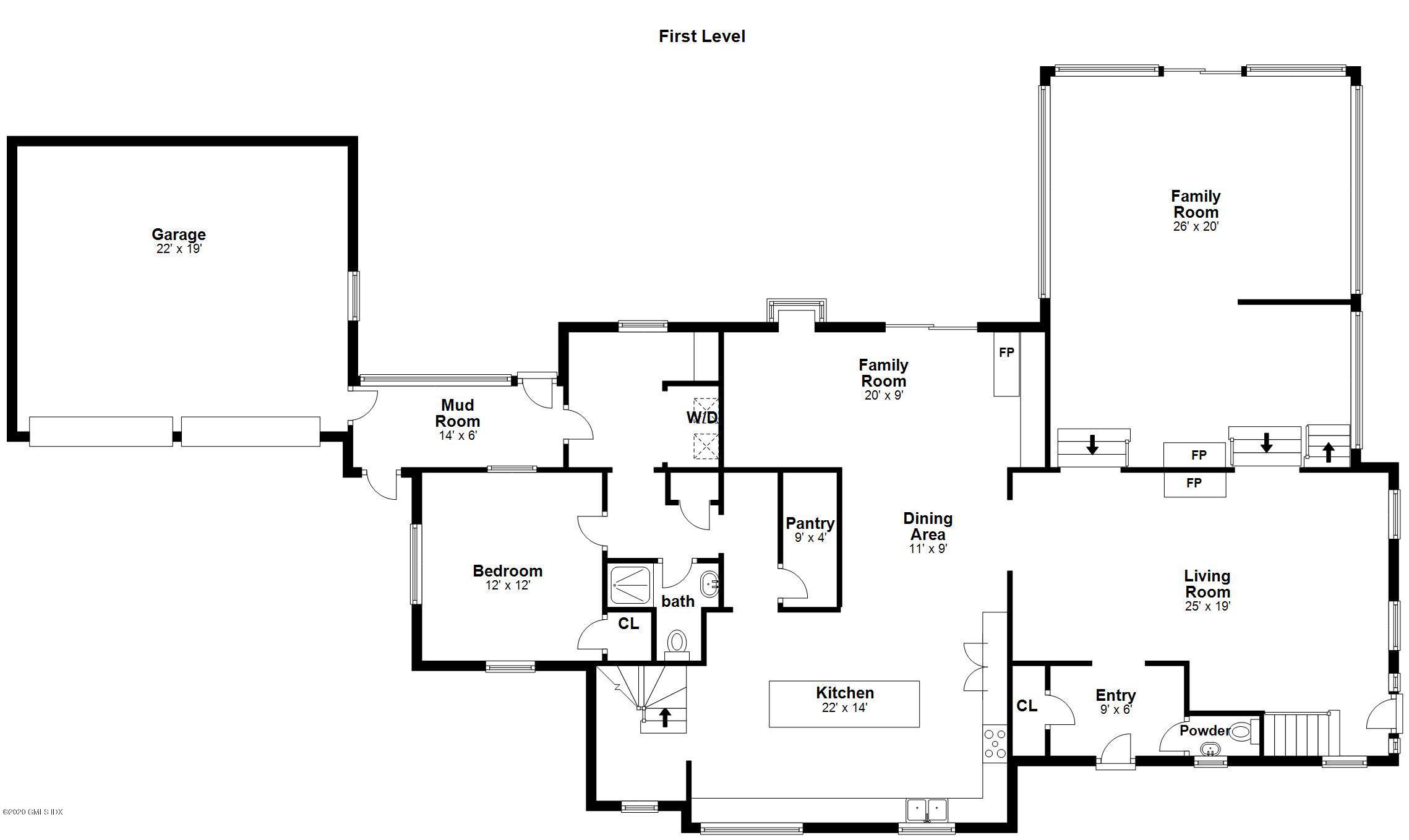 59 Cherry Valley Road Greenwich, CT 06831 - Photo 18 of 19 a picture of floor plan