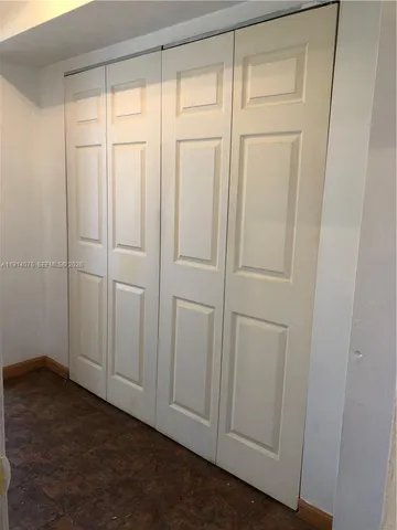 a view of closet area