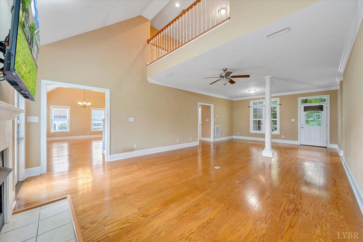 1250 Our Cove Road Huddleston, VA 24104 - Photo 11 of 70 a view of a livingroom with wooden floor
