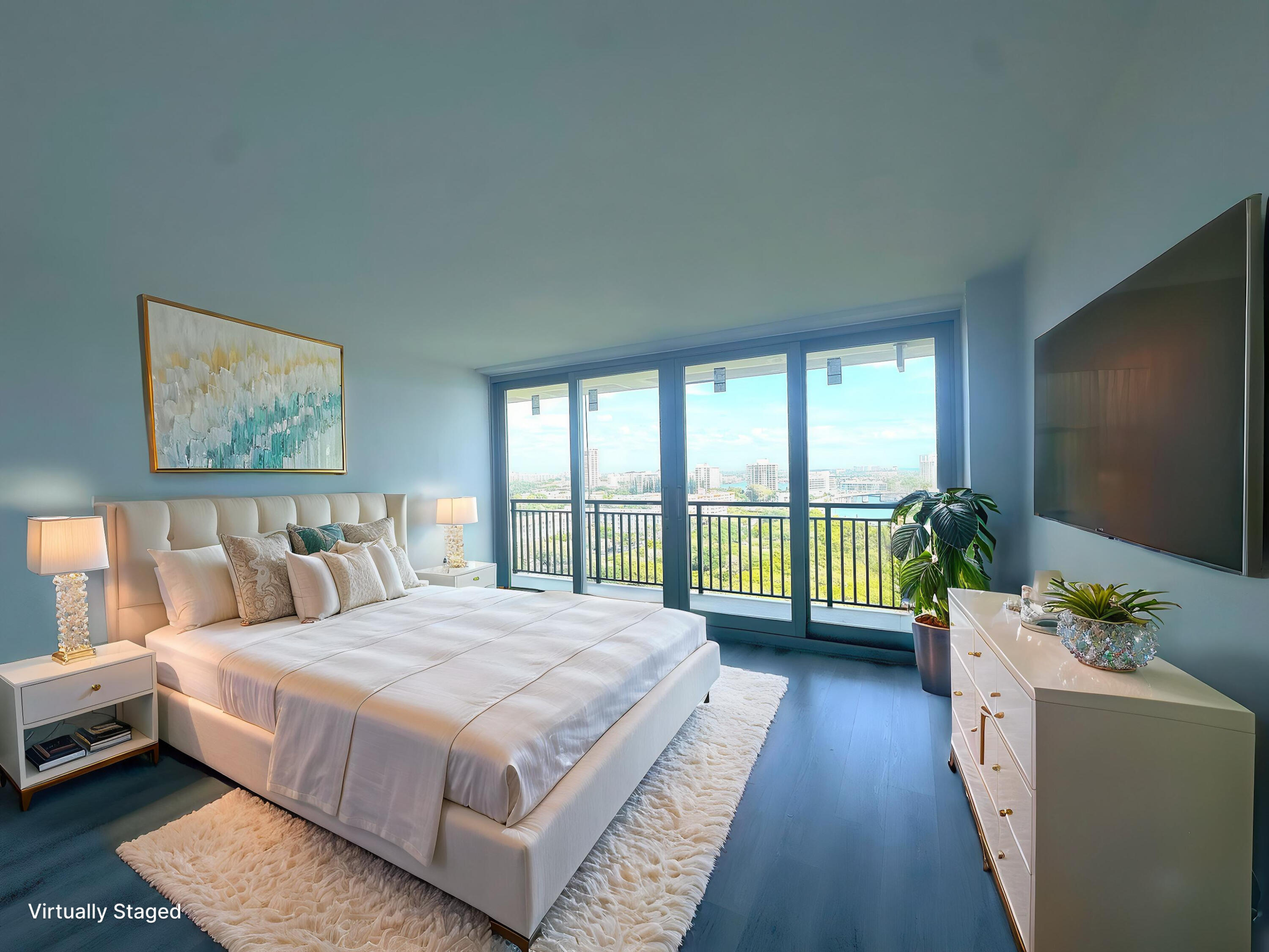 1180 South Ocean Boulevard, Unit 15B Boca Raton, FL 33432 - Photo 20 of 32 Virtually Staged Second Bedroom