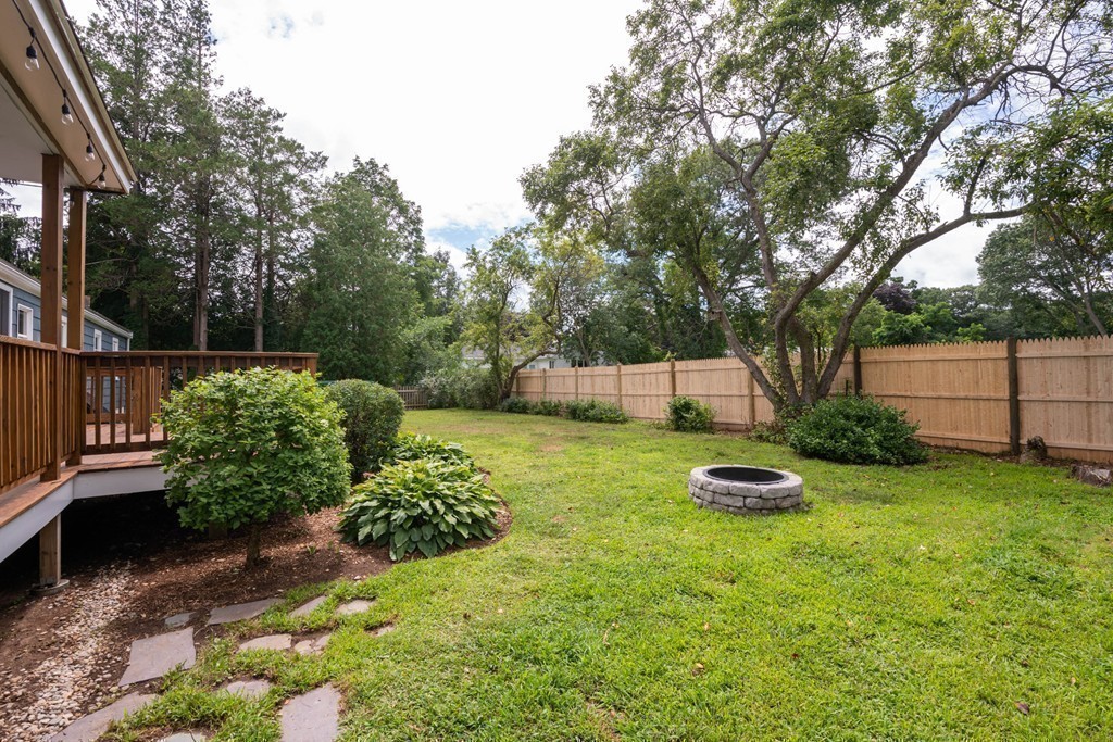 27 Margaret Road Hamilton, MA 01982 - Photo 28 of 30 a backyard of a house with lots of green space