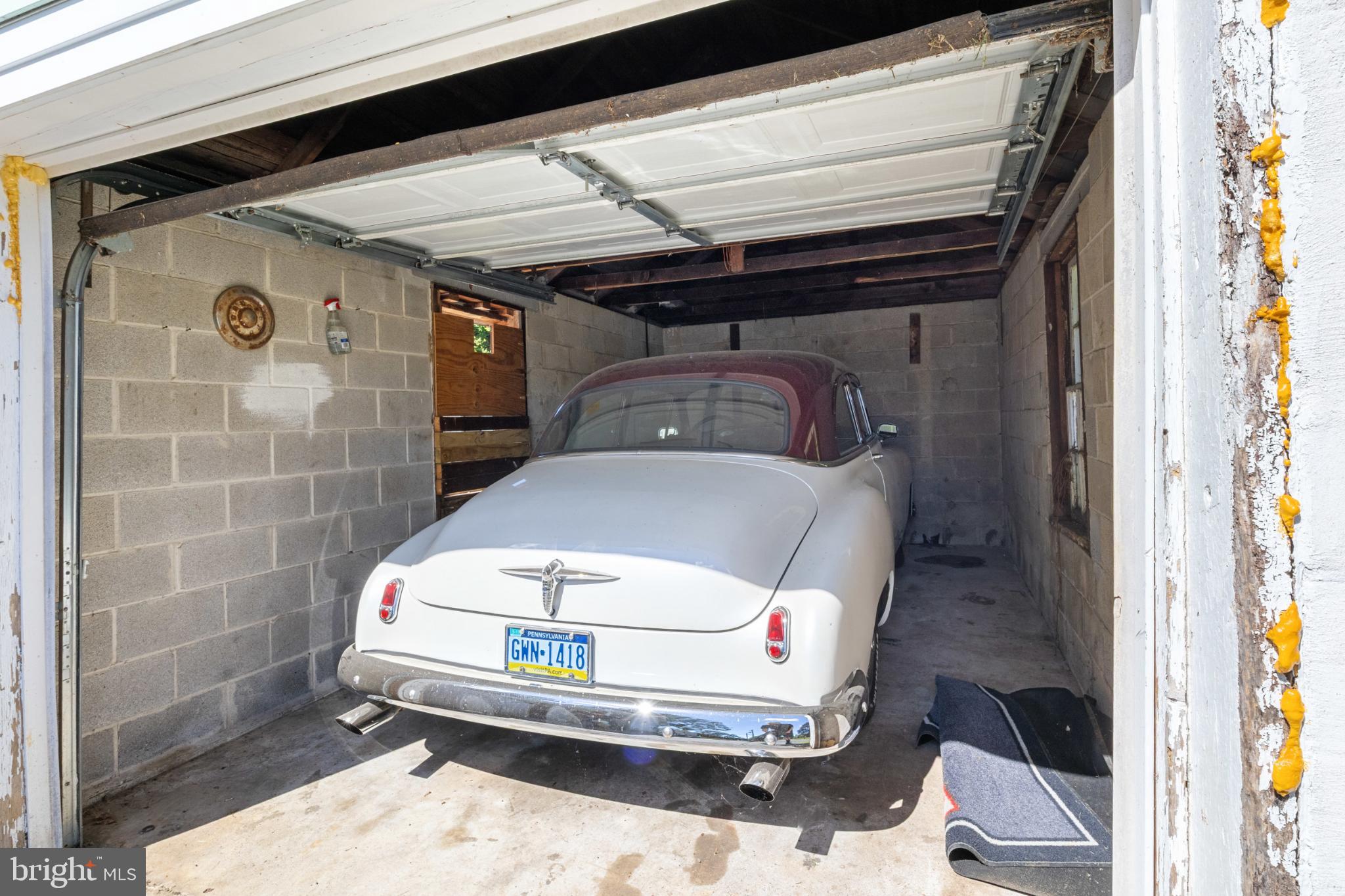 575 Cassel Road Manchester, PA 17345 - Photo 23 of 33 Classic car nestled in a single car garage.