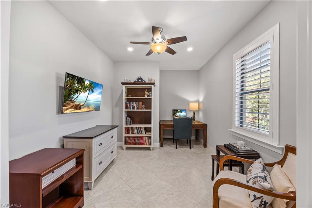 7658 Jacaranda Lane Naples, FL 34114 - Photo 16 of 30 Flex space for in home office, den, or additional guest space, natural light and french doors