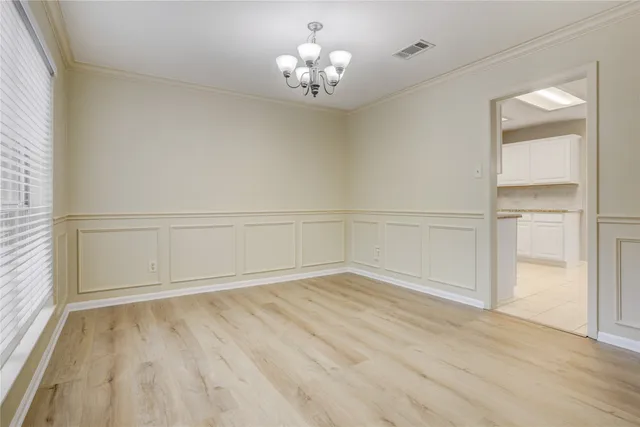wooden floor in an empty room