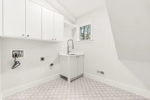 a view of kitchen and center island