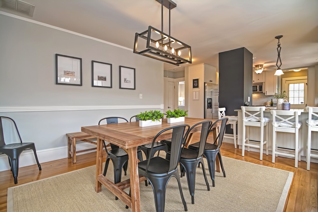 34 Bradford Road, Unit 2 Watertown, MA 02472 - Photo 12 of 39 a view of a dining room with furniture and wooden floor