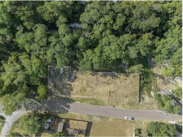 a view of a large garden with an outdoor space