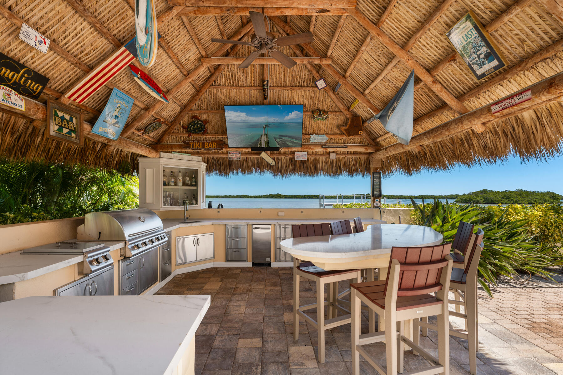 55 2 Turtles Lane Key West, FL 33040 - Photo 36 of 87 Tiki hut | outdoor kitchen