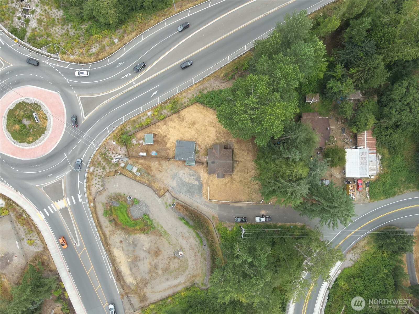 2415 South Lake Stevens Road Lake Stevens, WA 98258 - Photo 5 of 13 an aerial view of a house with a yard and lake view