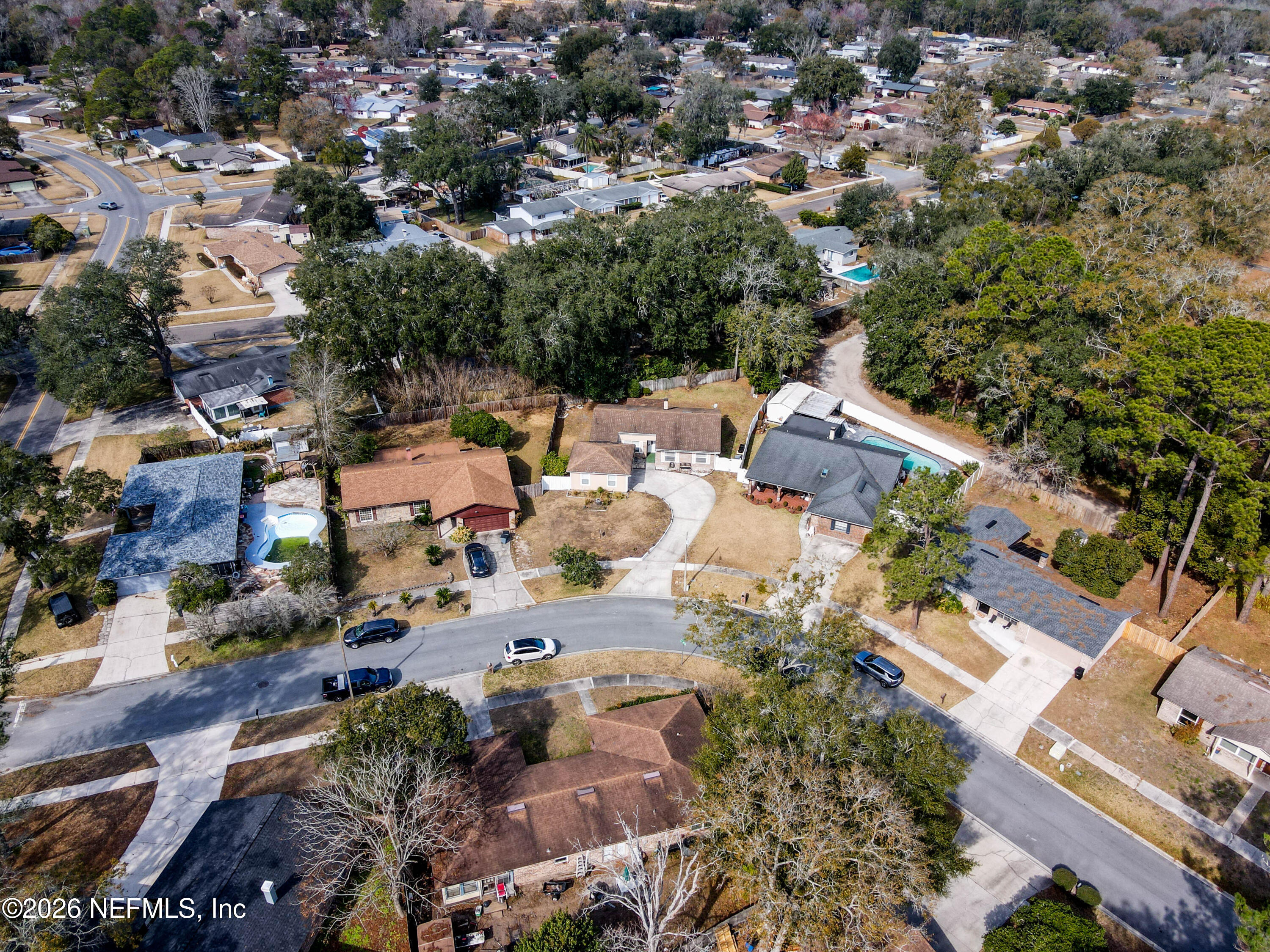 1502 Pointer Drive West Jacksonville, FL 32221 - Photo 14 of 33 an aerial view of a city with lots of residential buildings