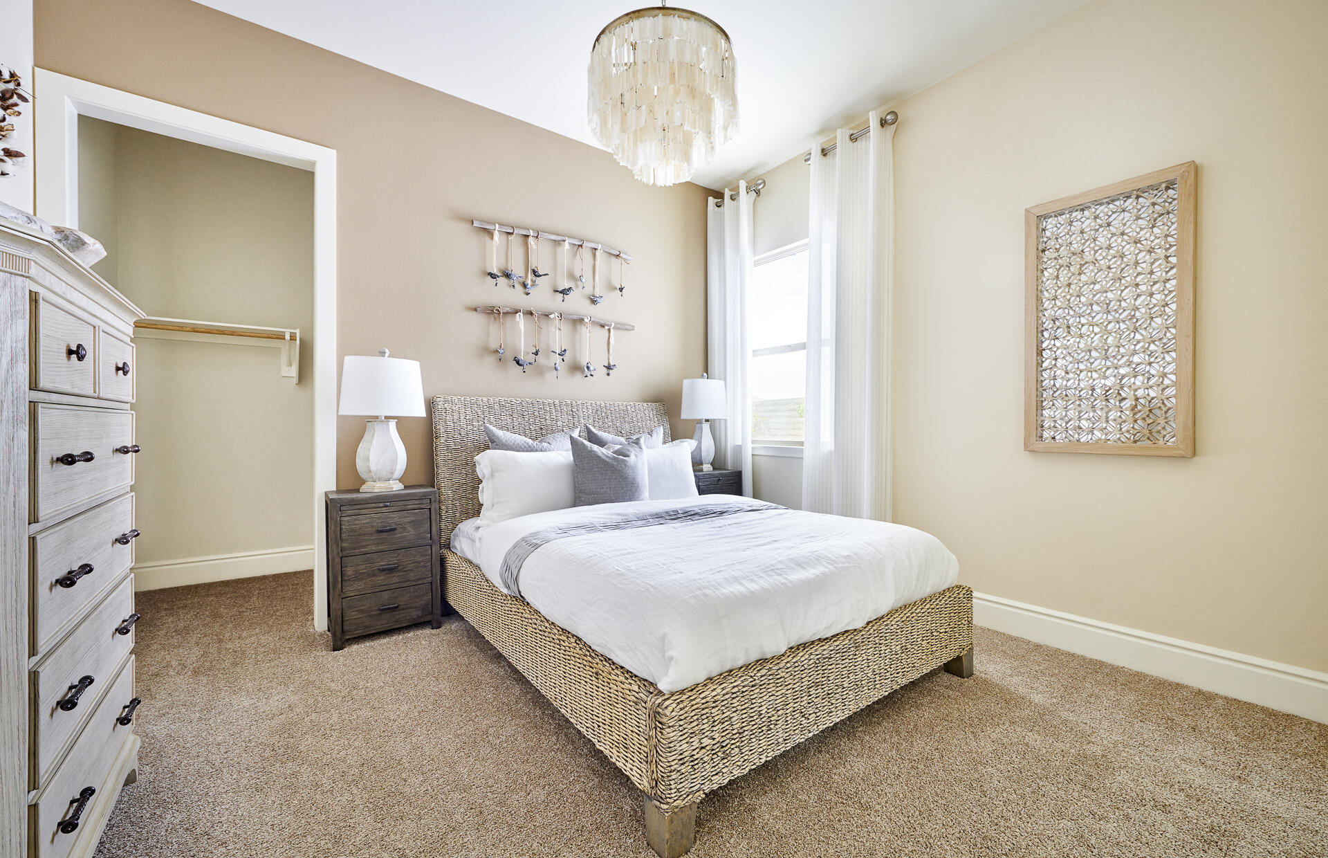 21 Chablis Rancho Mirage, CA 92270 - Photo 5 of 17 a bedroom with bed and a window