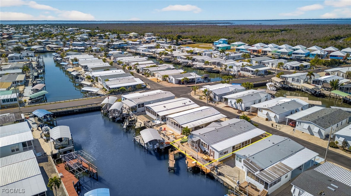 3088 Skipper Lane St. James City, FL 33956 - Photo 40 of 43 an aerial view of a ocean view and ocean view