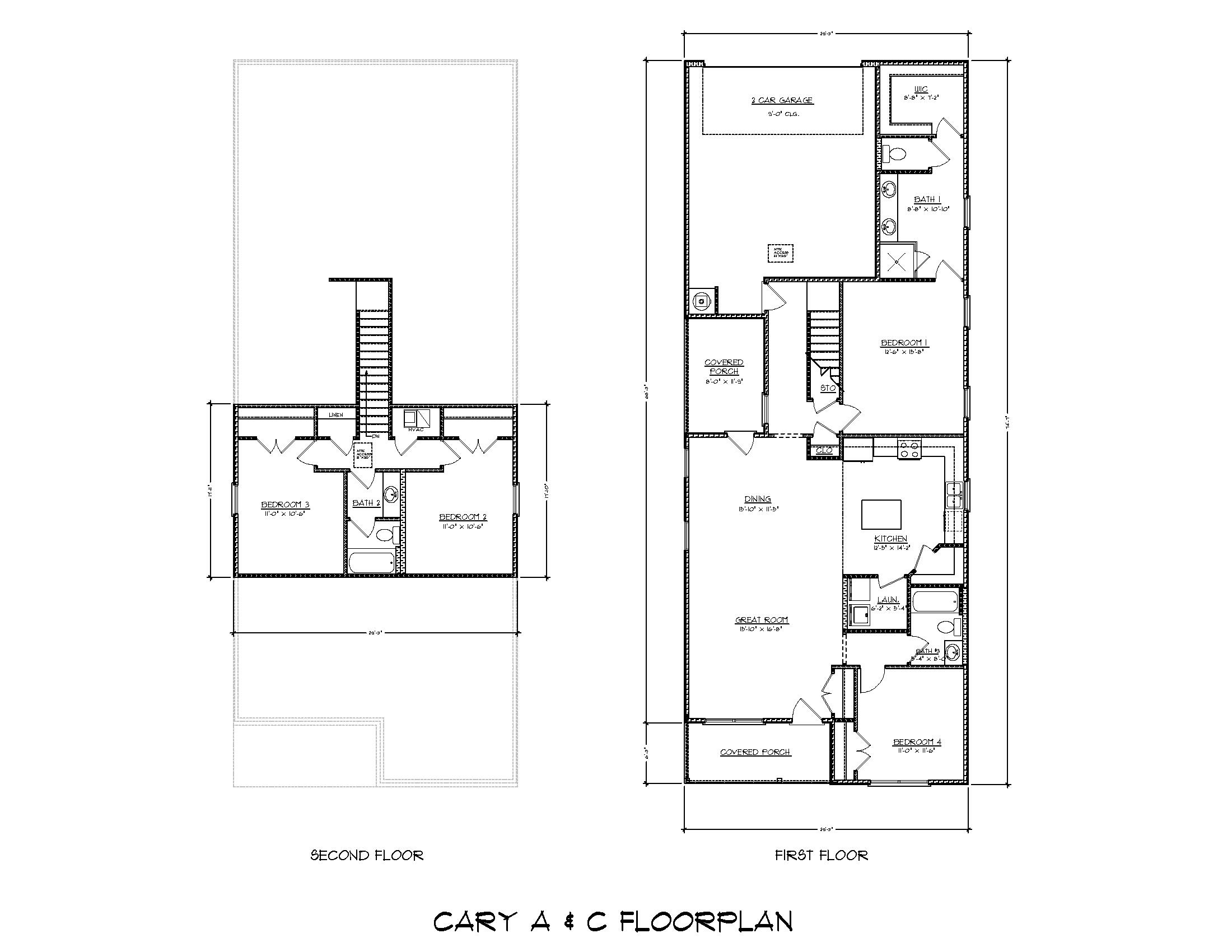 81 Bluebeech Street Freeport, FL 32439 - Photo 40 of 40 CARY MARKETING Floorplan