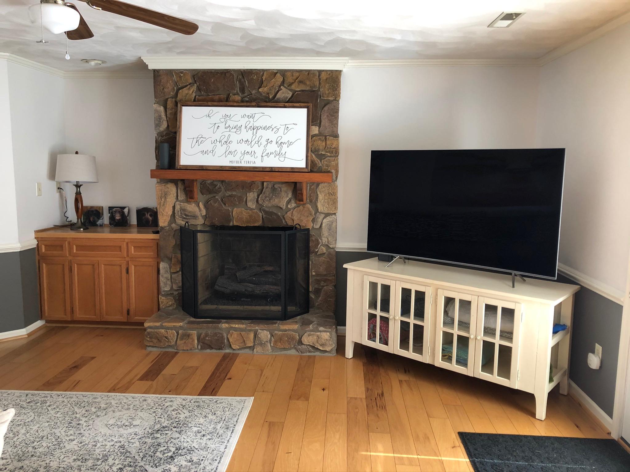 1678 Millbridge Road Salem, VA 24153 - Photo 8 of 17 Stone Fireplace w/Gas logs