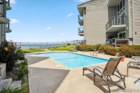 a view of an ocean from a balcony