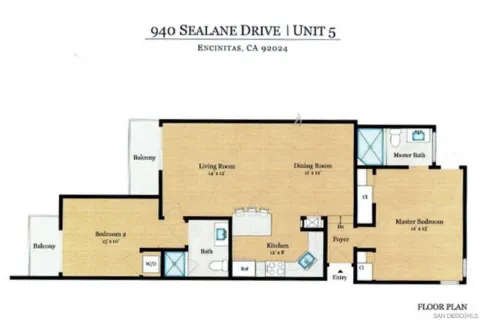 $1,695,000 | 940 Sealane Drive, Unit 5, Encinitas, CA 92024