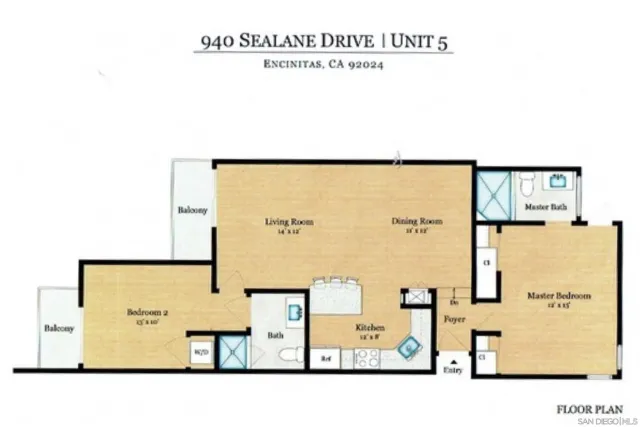 $1,695,000 | 940 Sealane Drive, Unit 5, Encinitas, CA 92024