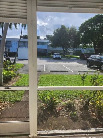 a house with a garden view
