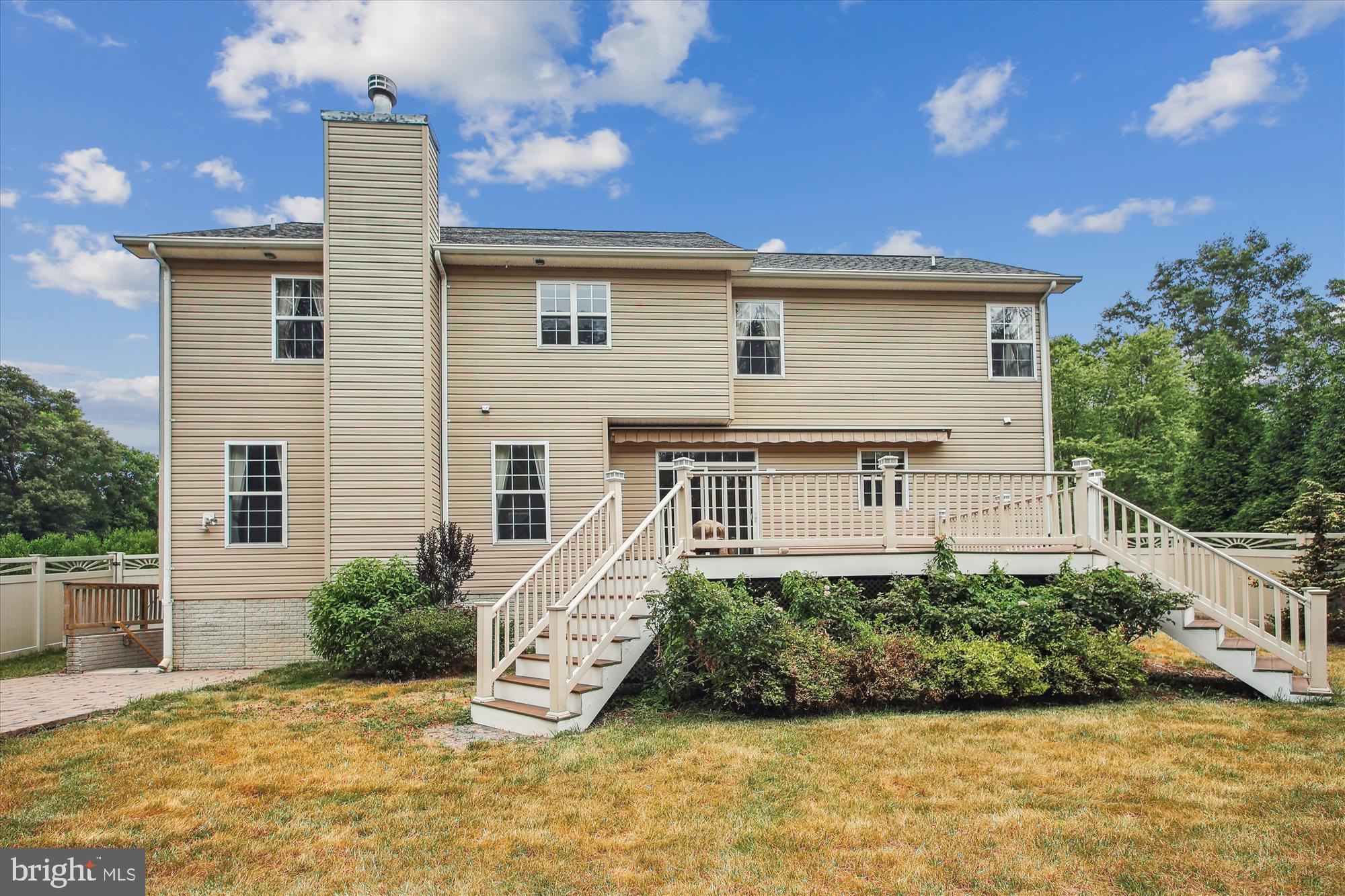8205 New Cut Road Severn, MD 21144 - Photo 47 of 52 Exterior rear with sun shade awning