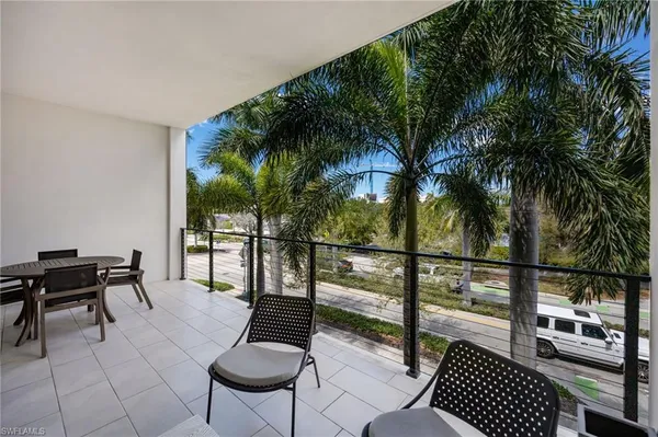 a view of outdoor seating