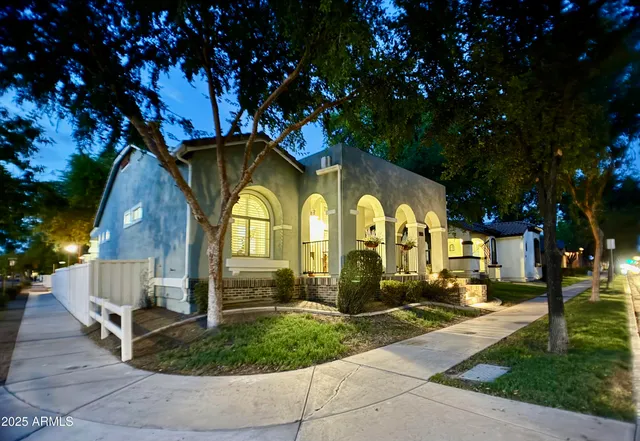 a view of front door of house
