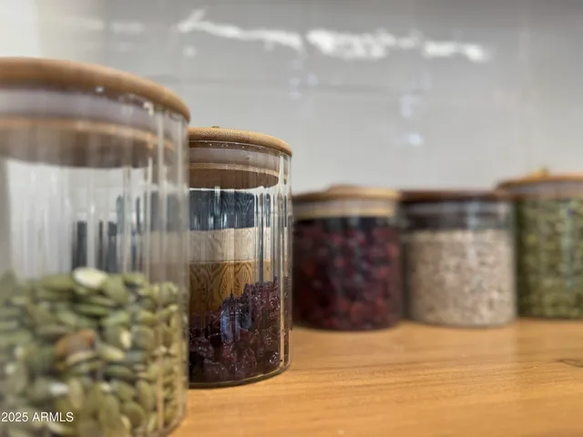 a view of a patio with swimming pool