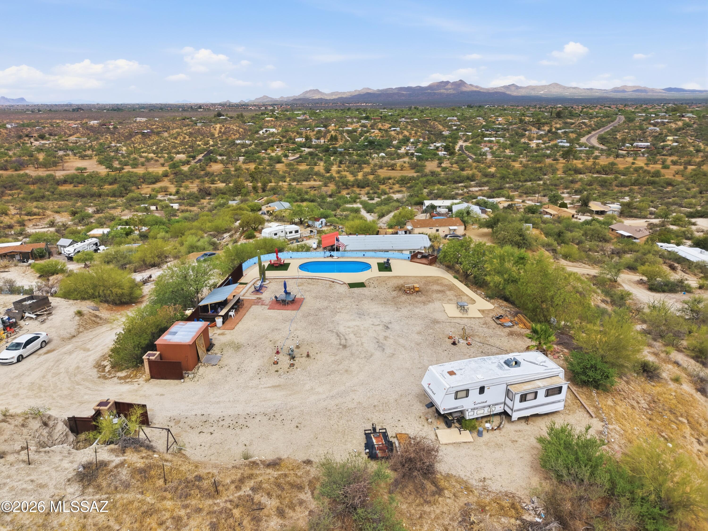 4461 East Rollins Road Tucson, AZ 85739 - Photo 6 of 14 lot features four RV hookups