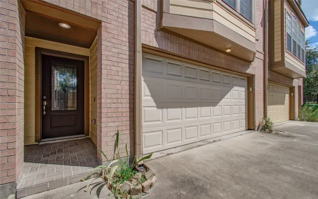 a view of front door