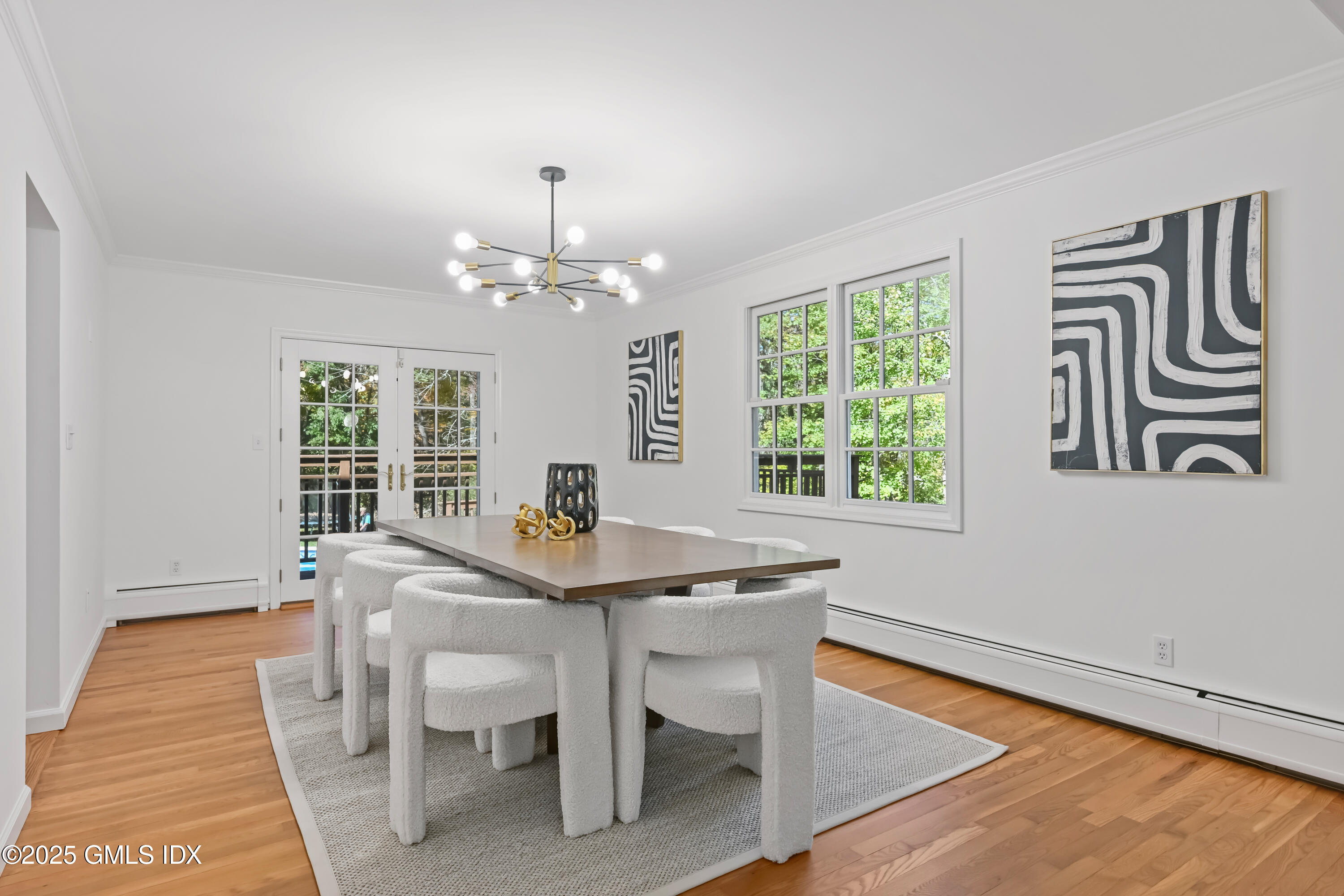38 Bedford Road Greenwich, CT 06831 - Photo 8 of 32 a view of a dining room with furniture window and outside view