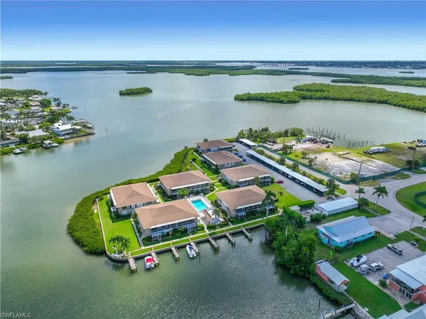 a view of a lake from a balcony