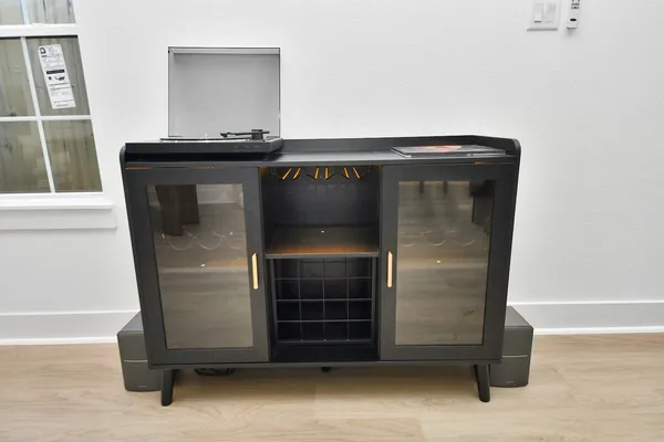 a close view of cabinet