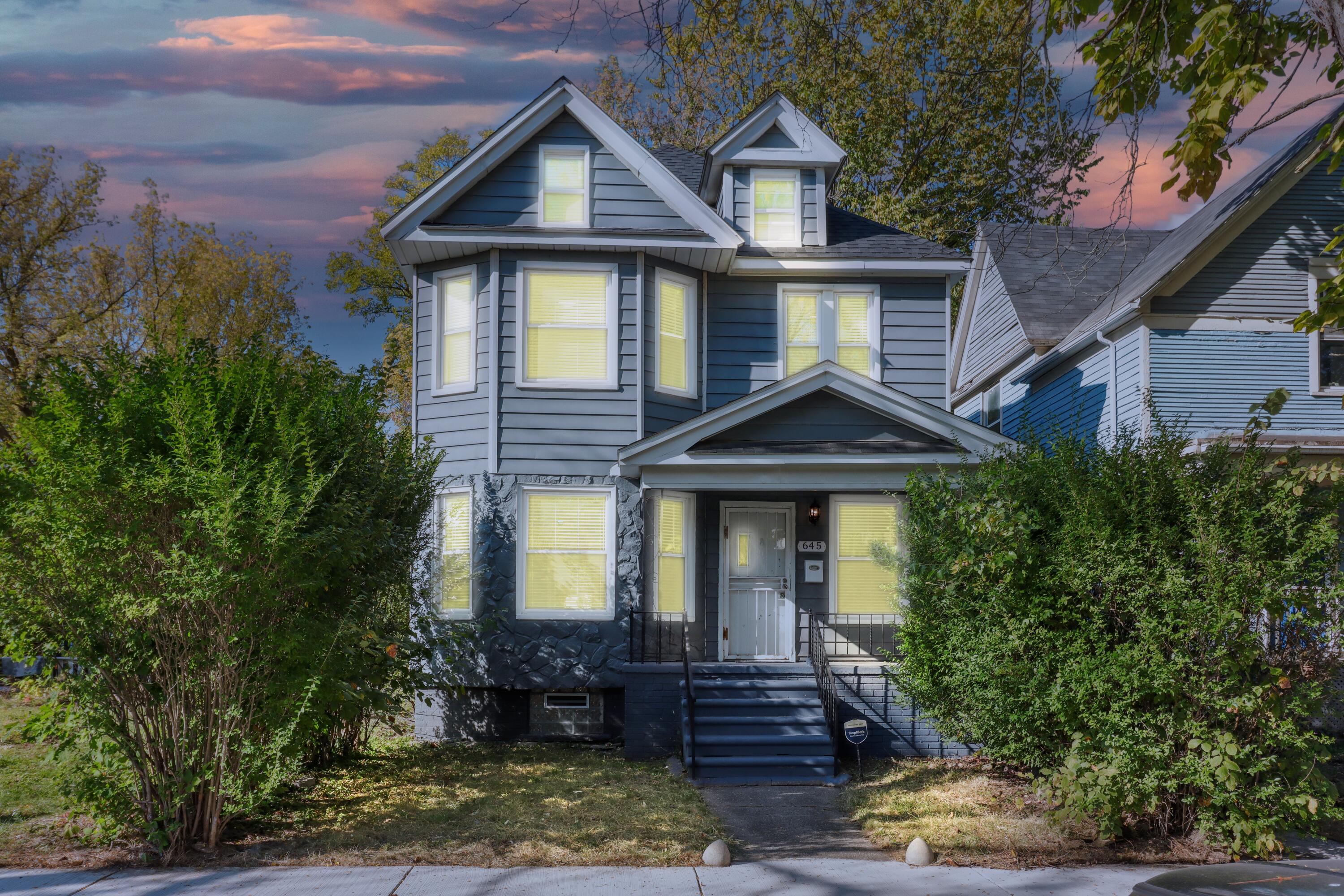 Front of the exterior of house